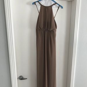 Show Me Your Mumu Amanda Maxi Dress - Dune Chiffon